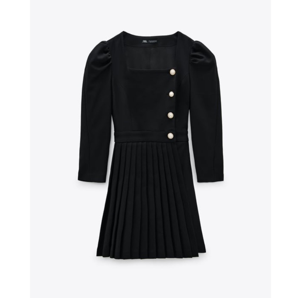 Zara - Box pleat blazer dress